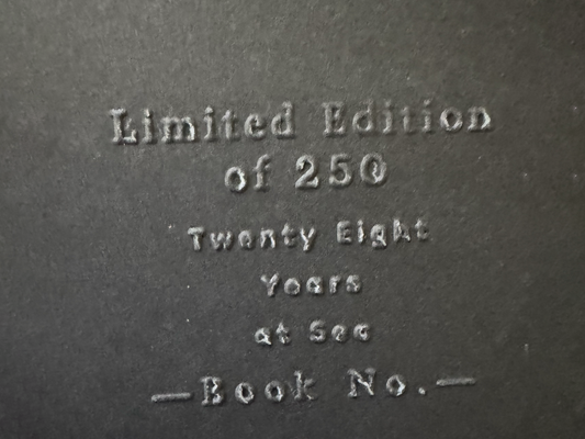 Twenty Eight Years at Sea - Limited Edition (of 250) - Numbered and Signed by Frank Quirarte